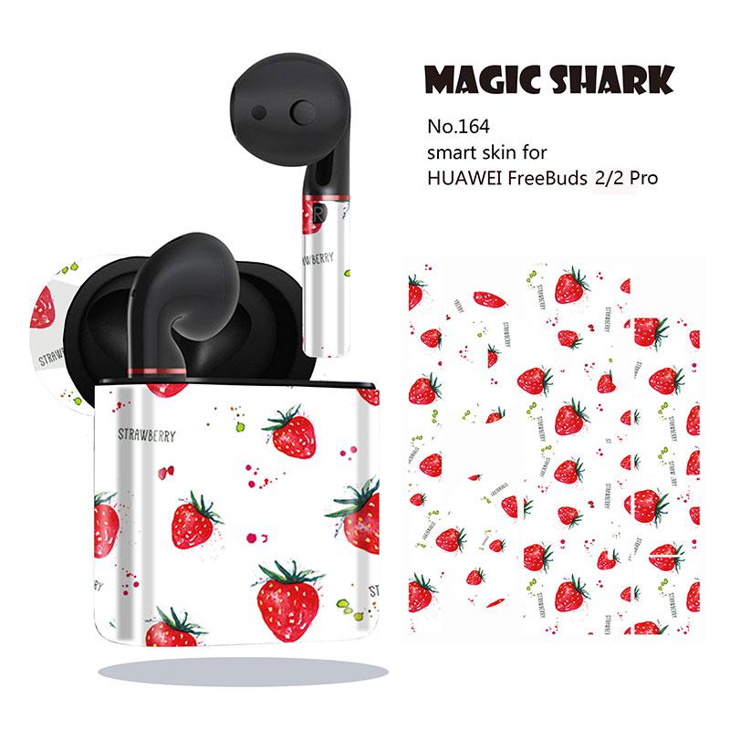 Magie Hai Beere Ananas Zitrone Melone PVC Aufkleber fallen Abdeckung wickeln Haut für Huawei Freebuds 2/2 Profi Kopfhörer: 164