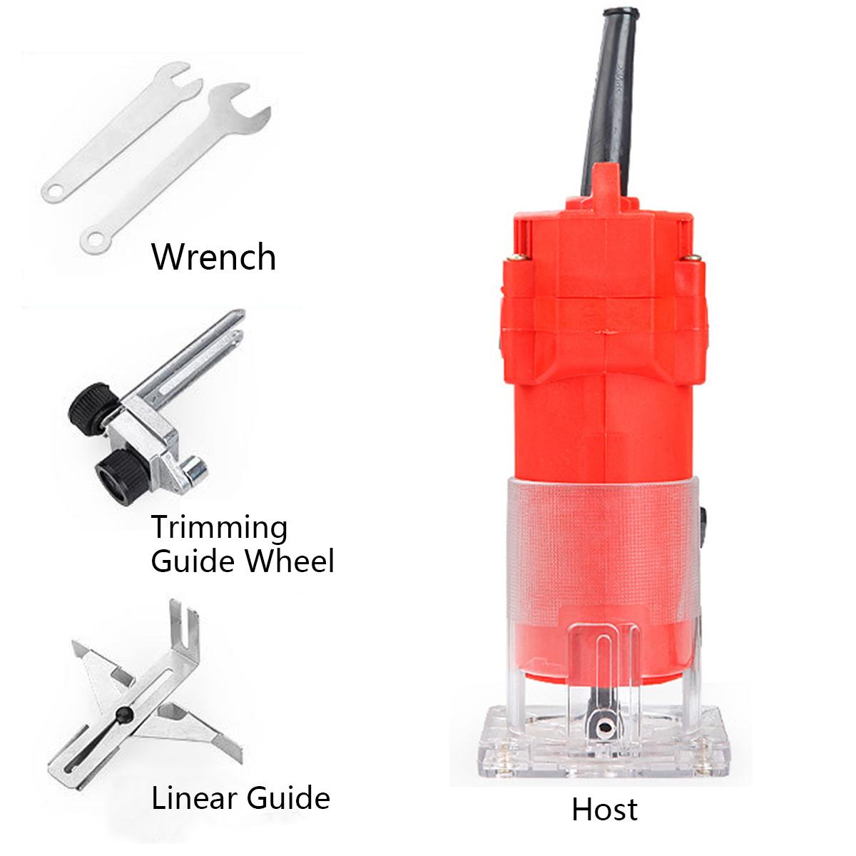 33000Rpm 2300W Houtbewerking Elektrische Trimmer Hout Frezen Graveren Steken Trimmen Machine Hand Carving Machine Hout Router Te