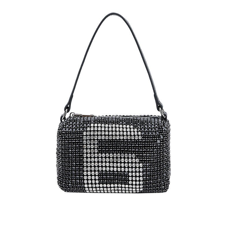 Womens Bloemen/Kristal Strass Koppeling Purse Meisjes Avondtasje Avond Handtas Voor Bruiloft Prom Banket Party: Type 2