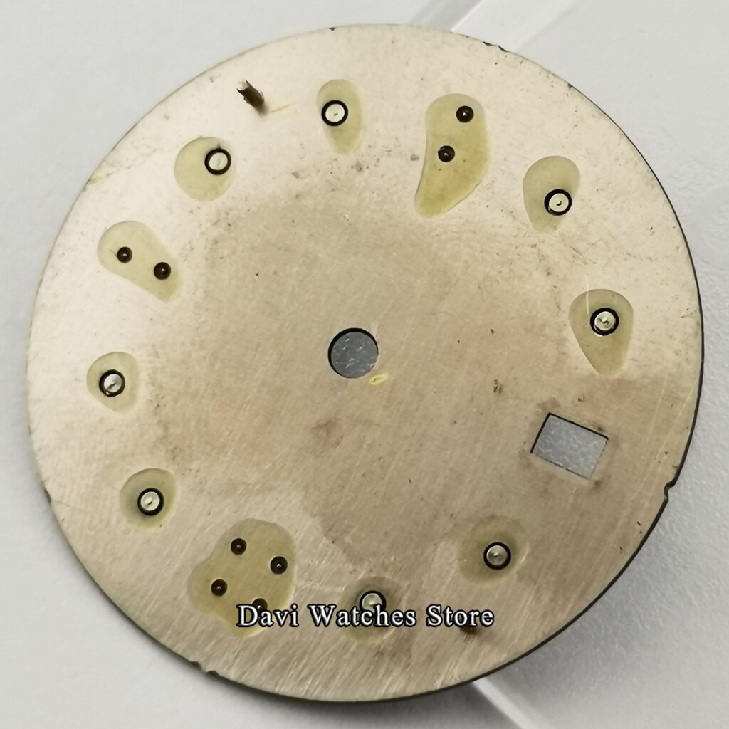 31Mm Steriele Blue Wijzerplaat + Horloge Handen Fit NH35 NH36 Beweging Horloge Onderdelen