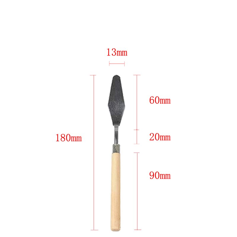 Artist Scraper Art Palette Oil Mix Scrape Knife Texture Draw Spatula Drawer watercolor Painter Paint Tool Student Pigment: light green