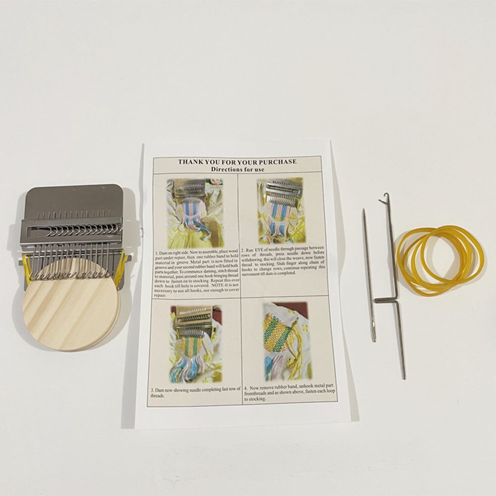 Household Darning Machine Weaving Knitting Tool Denim Hole Repair Weaving Tool Sewing Sweater Sock Accessories