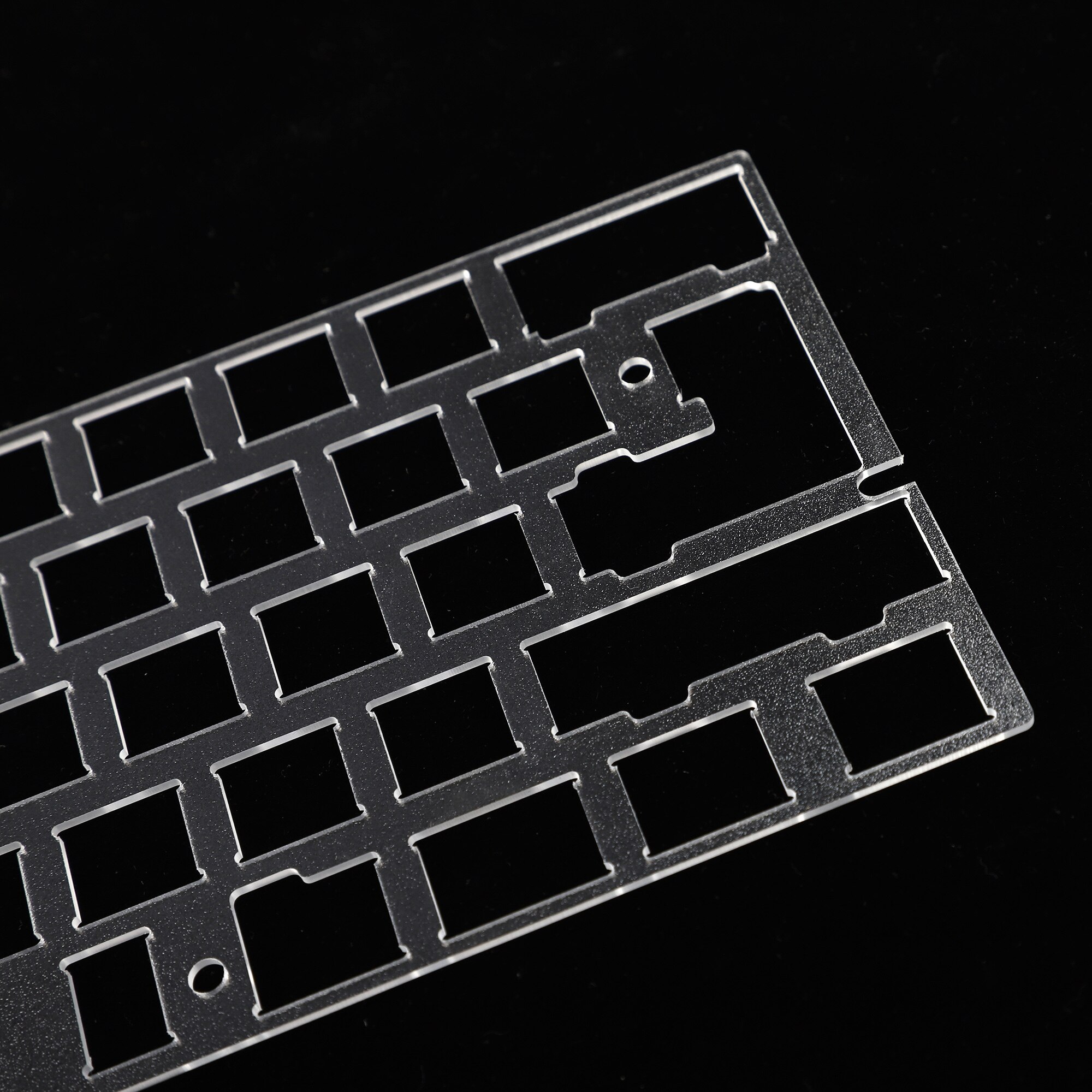 60% 61 ANSI ISO Universal PCB Stabs policarbonato PC Placa de Material para GH60 DZ60 PCB Teclado mecánico DIY