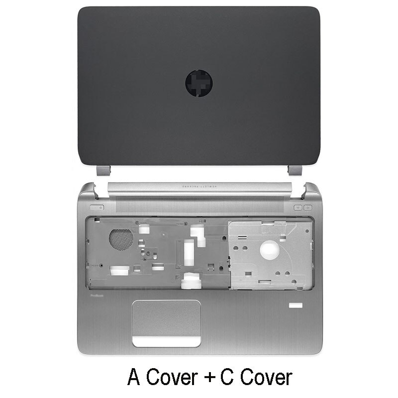 Laptop LCD Back Cover For HP Probook 450 G2 455 G2 Front Bezel Hinges Palmrest Bottom Case A B 768123-001 AP15A000100 Black