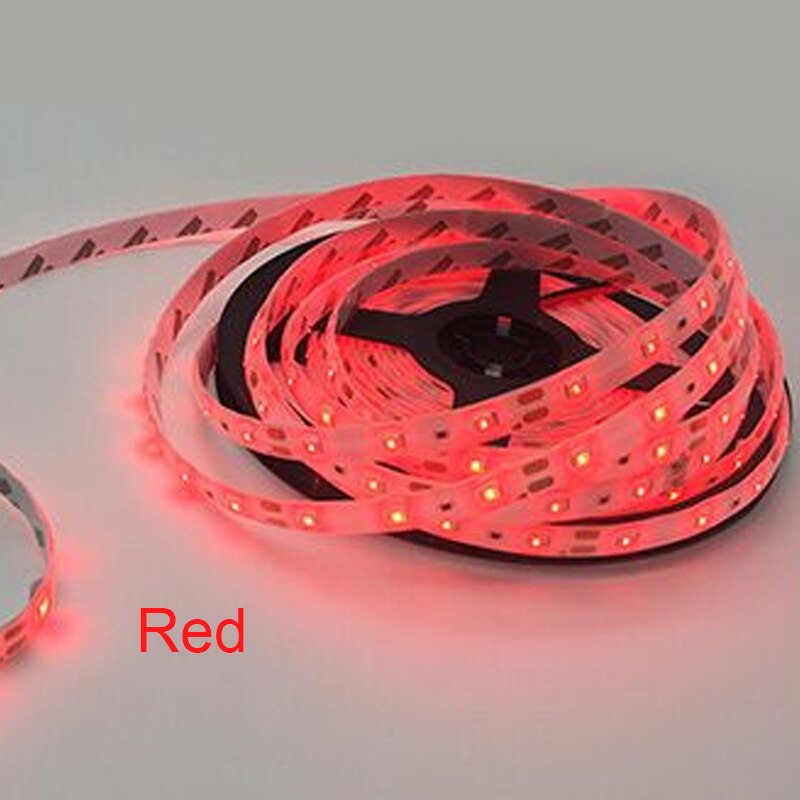 5M 300 LED Strip Light Non Waterproof DC12V Ribbon Tape Brighter SMD3528 Cold White/Warm White/Ice Blue/Red/Green/blue: RED / No waterproof IP20