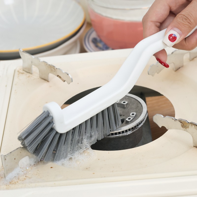 Utensilios de cocina, cepillo para huecos de azulejos de baño, herramienta multifuncional para el hogar para limpiar esquinas y cepillos de suelo, Herramientas de limpieza