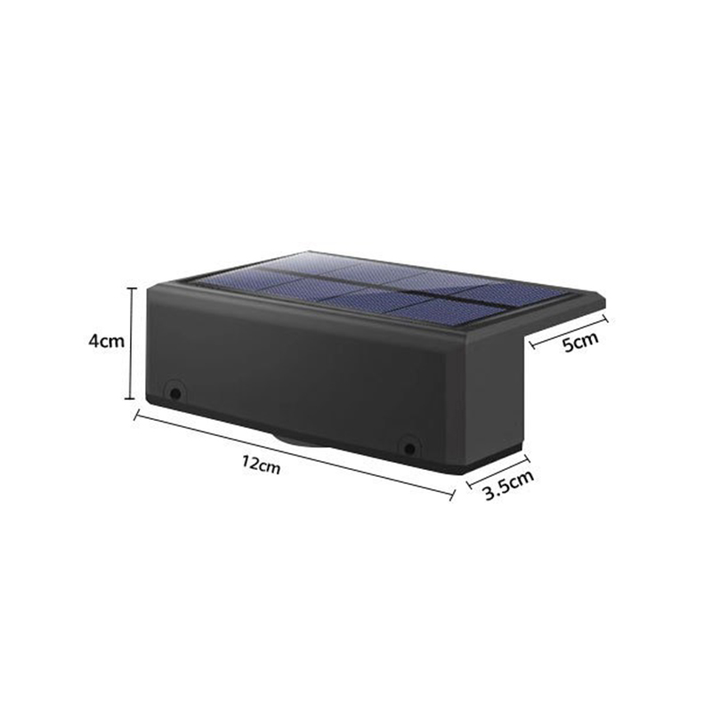 Luz Solar de pared para exteriores, lámpara impermeable para valla, foco Ultra fuerte, iluminación para valla de jardín o pared Exterior, 1 Uds.
