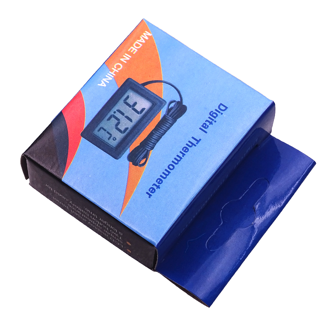 Mini Digital LCD Probe Fridge Freezer Thermometer Sensor Thermometer Thermograph For Aquarium Refrigerator Kit Chen Bar Use