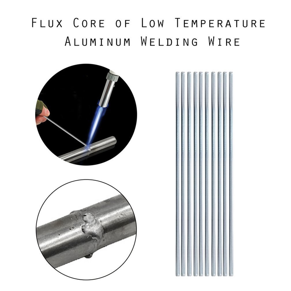 2mm Metal Aluminum Magnesium Silver Electrode Welding Rod Flux Cored Wire Brazing Stick Soldering Tool Welding Supplies