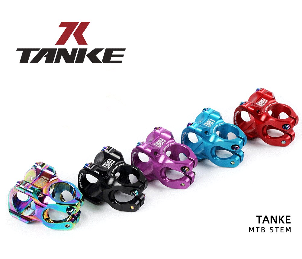 559 TANKE HONSUN MTB 35mm Stem CNC 31.8mm Handlebar Bicycle ultralight 0 Degree Rise FR AM Enduro 28.6mm Steer road Bike parts