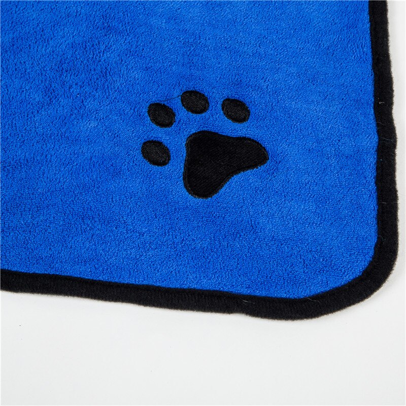 Pet Dog Bathrobe Super Absorbent Dog Bath Towel for Small Medium Large Dogs Microfiber Bath Towels Quick-Drying Cat Bath Towel