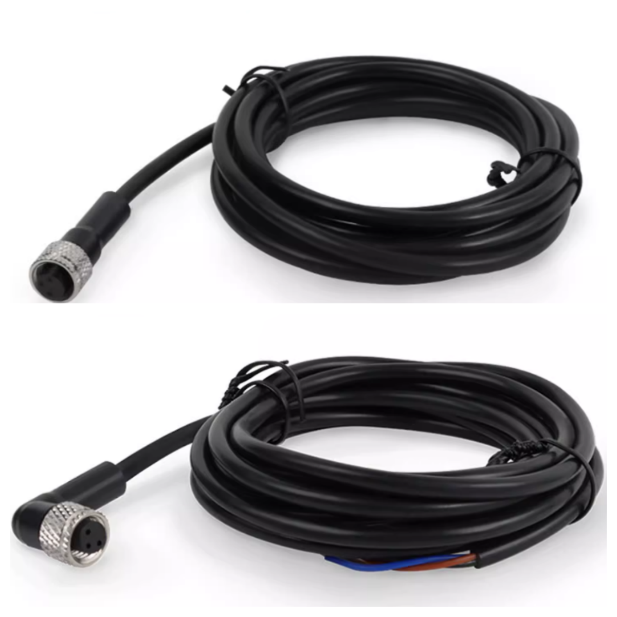 2M Lange M8 M12 Connector Waterdichte Verbinding Draad Luchtvaart Plug 2-Core 3-Core 4-Core Sensor Mannelijke En Vrouwelijke Stekker