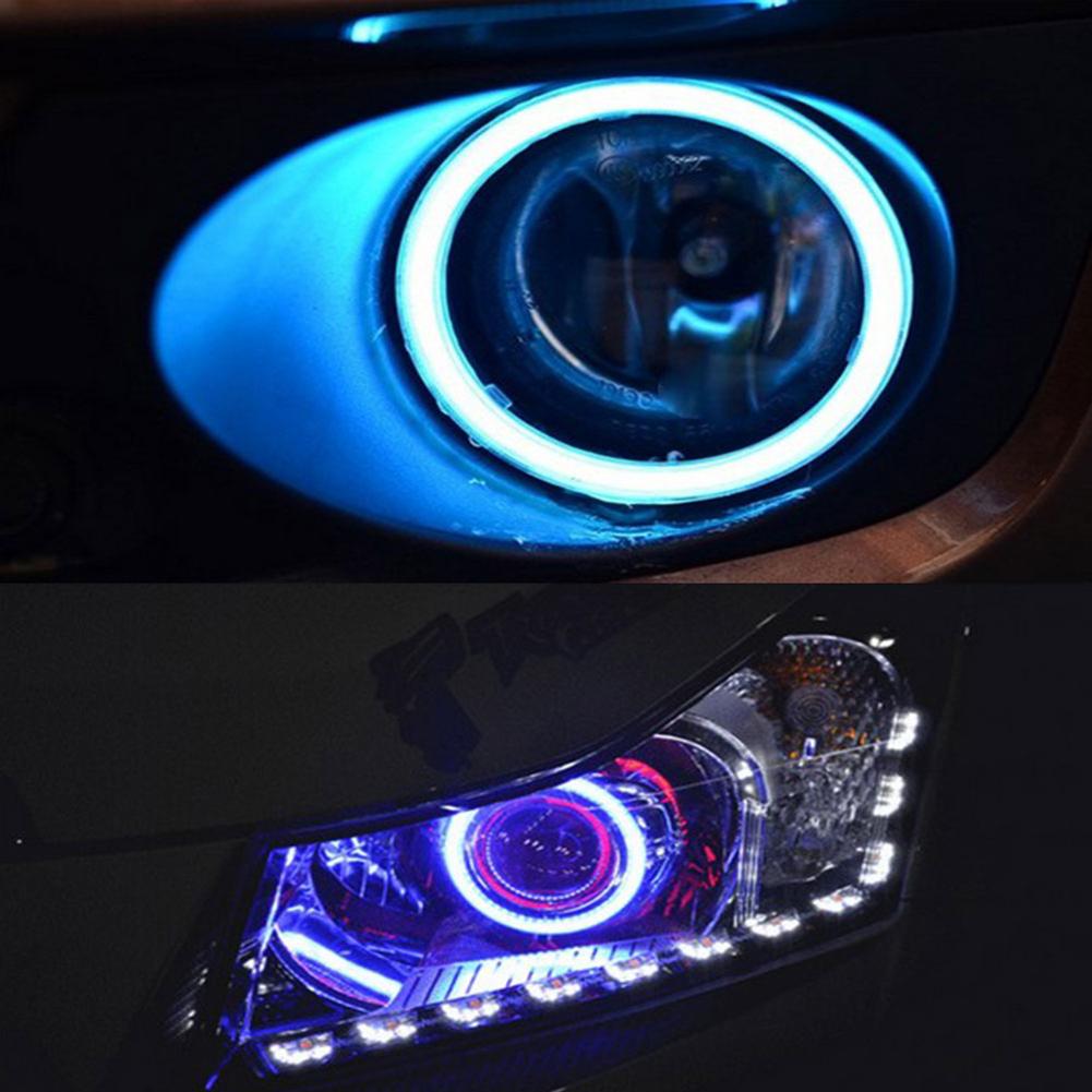 60mm-120mm Car Vehicle Universal COB LED Ring Light Headlight Lamp