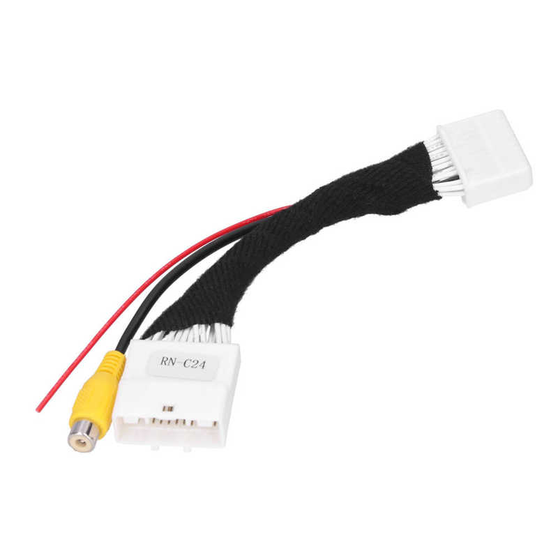 Vehicle Camera Reverse Parking Camera Connection Cable 24Pin RCA Adapter Line Wiring Fit for Renault Camera Cable