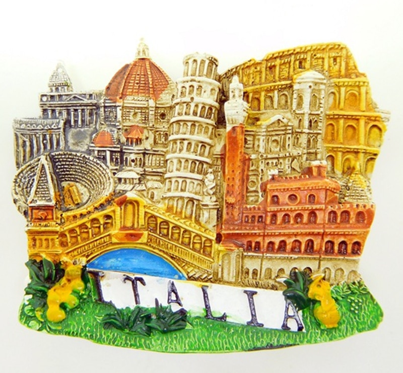 3D italie venise tourisme mémorial fait à la main résine réfrigérateur aimant décoration de la maison artisanat Souvenir Collection
