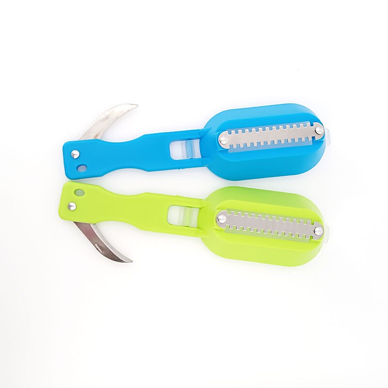 Vis Huid Borstel Snelle Verwijder Vis Schaal Schraper Schaafmachine Tool Vis Scaler Vissen Mes Cleaning Tools Keuken Koken Accessorie