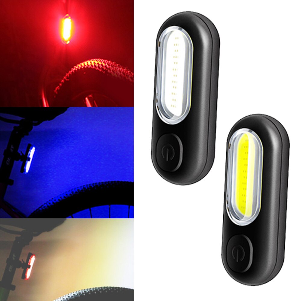 Led Fiets Achterlicht Waterdichte Fiets Achterlicht Usb Oplaadbare Veiligheid Achterlicht Mountainbike Fiets Achterlicht