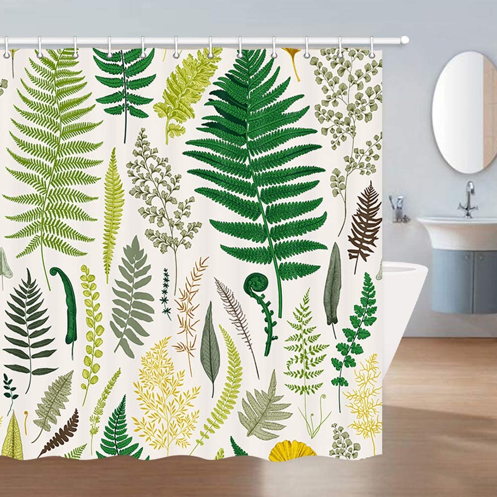 Zwart douchegordijn badkamer luxe vintage kunst abstracte bloem waterdichte polyester stof voor badkuip badkamer decor 72 x 78 BxH