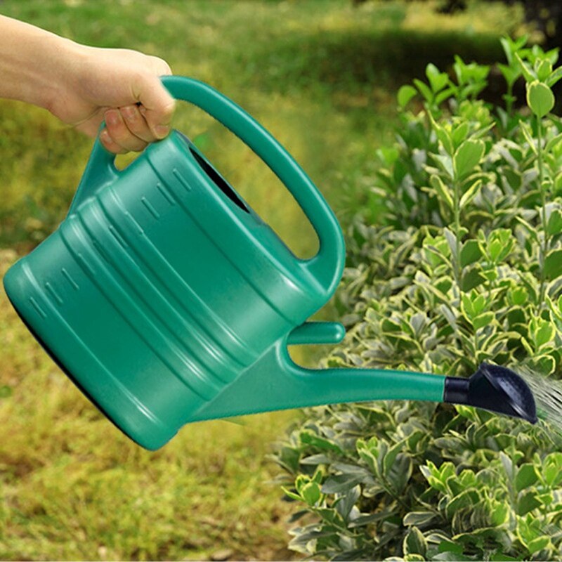 8L Plastic Watering Can Garden Essential Watering Can Indoor Outdoor Light Weight Cans
