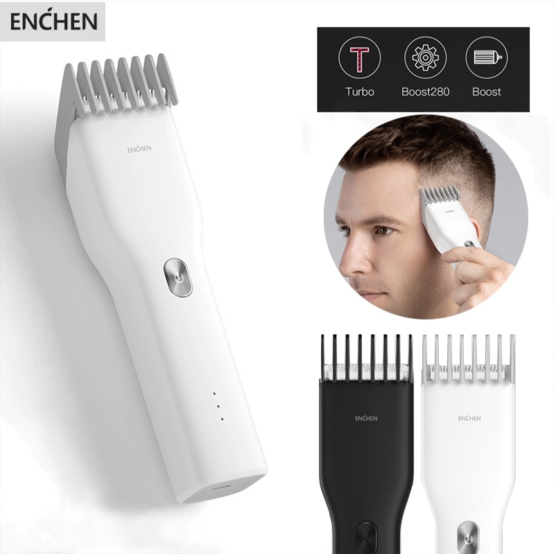 Xiaomi ENCHEN Boost USB Electric Hair Clipper Charging Hair Trimmer Children Clipper Mijia 2 Speed Ceramic Cutter Hair cutting