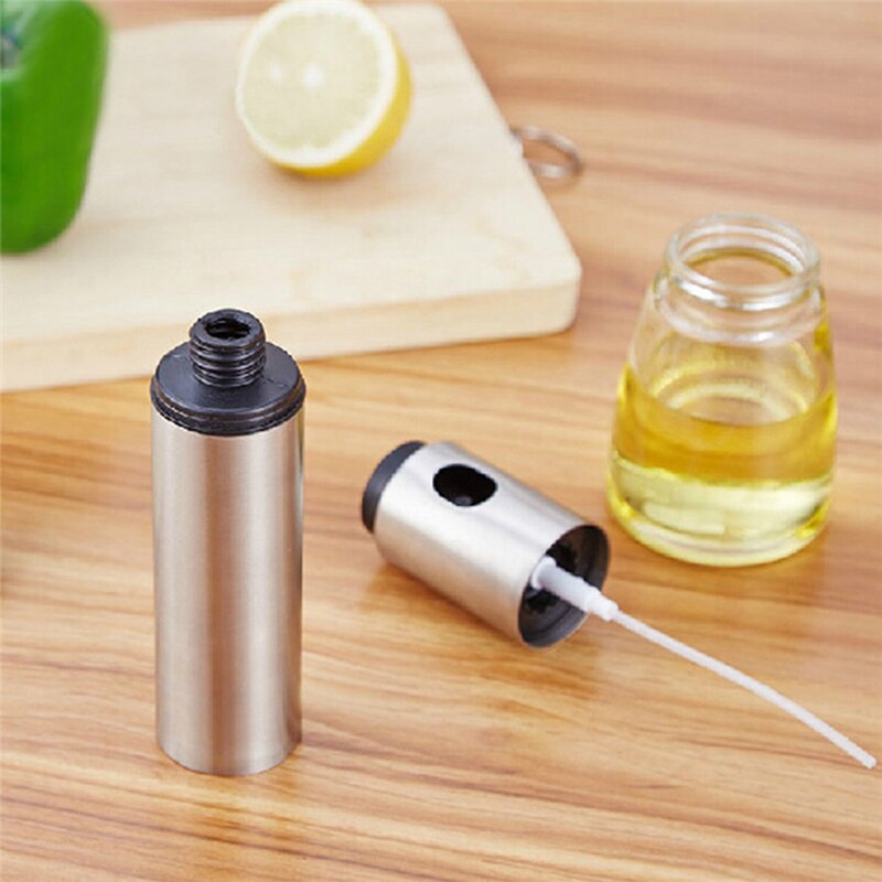 Køkken bagning rustfrit stål olivenolie sprøjte olie spray tom flaske eddike flaske olie dispenser madlavning salat bbq  wf713110