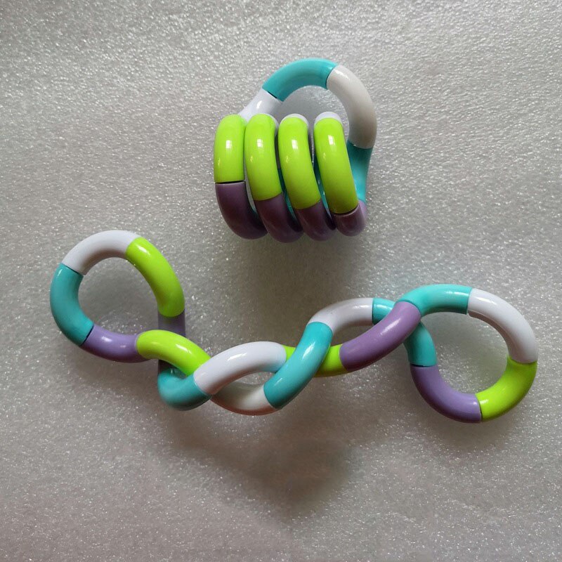 Twisted Ring Magic Fidget Magic Trick Rope Tangle Fidget Toy DIY Winding Leisure Education Stress Relief Kid Xmas Toy