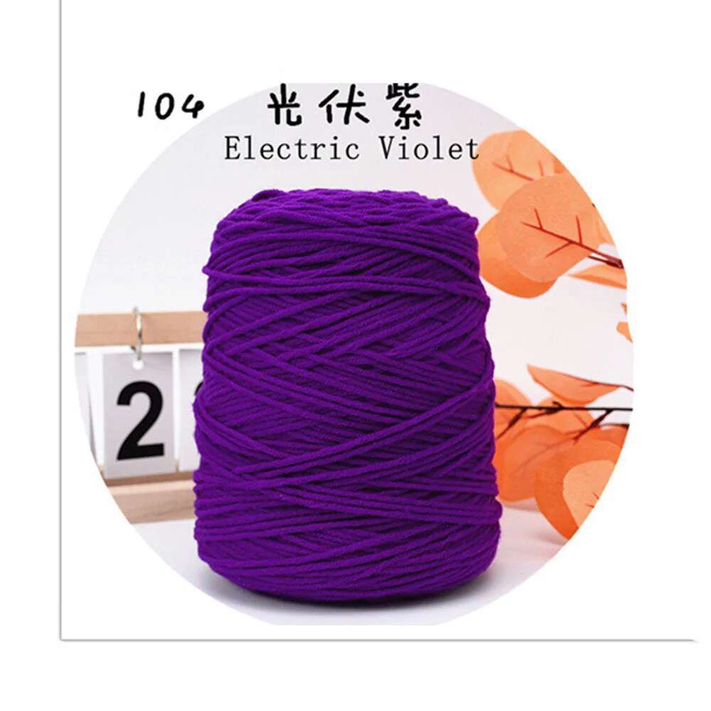 Effen Kleur Melk Katoenen Garen 8 Strengen Tuften Art Borduren Haak Haak Draad Breien Materiaal Diy Poke Borduurgaren: Thee Bruin