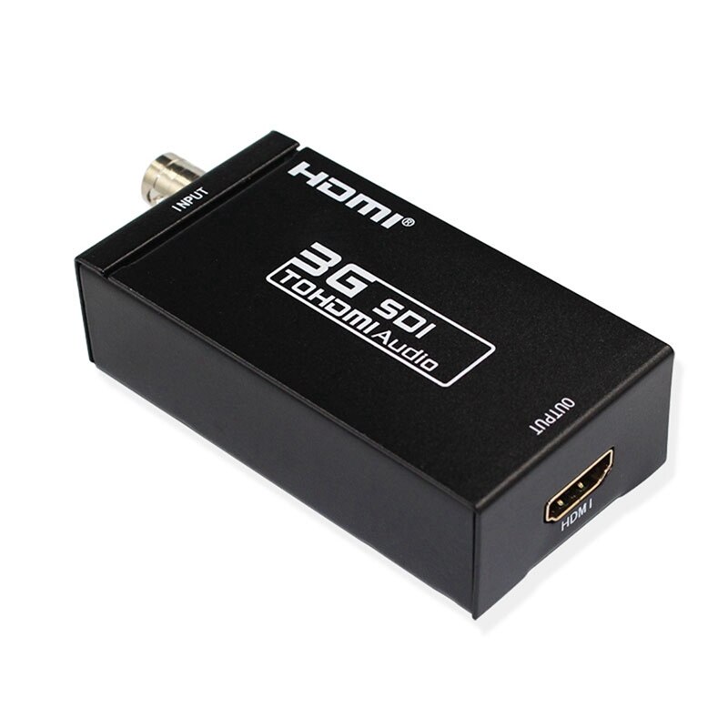 1 Pcs 3G SDI To HDMI Converter 1080P HDTV Audio Video Adapter &amp; 1 Pcs SDI To HDMI Mini 3G HD SD-SDI Video Mini Converter