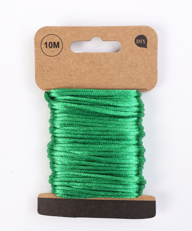 10 Meters Braided Macrame Silk Macrame Cords Rope Thread Wire 2.5 mm DIY Satin Bracelets Making Findings Beading LT20: XT58