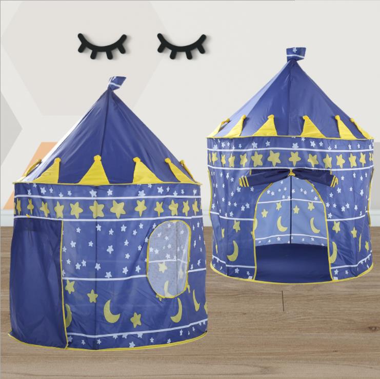 Tienda de juego plegable tipi prins pricess tienda plegable niños niño niña castillo cubby casa de juego niños regalos tiendas: 4