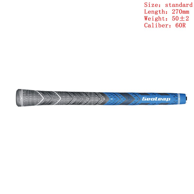 Golf irons Grip Midsize and standard Multicompound Golf club Grips Carbon Yarn 8pcs/l: blue standard