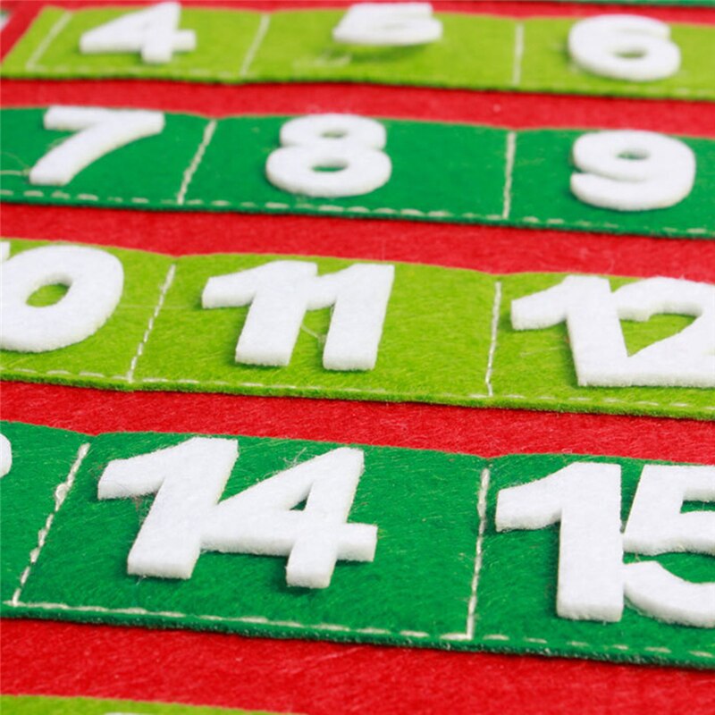 Kerstkalender kerstman kerstboom oude harige man kalender advent aftelkalender wandkalender