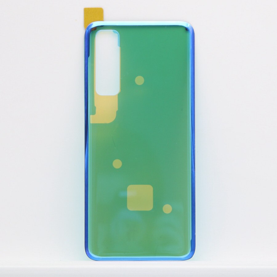 Tylna szklana pokrywa dla Huawei P40 Lite 5G pokrywa baterii tylna szklana obudowa tylna obudowa zamiennik dla honoru 30S rosja edycja: BlueClear No Lens