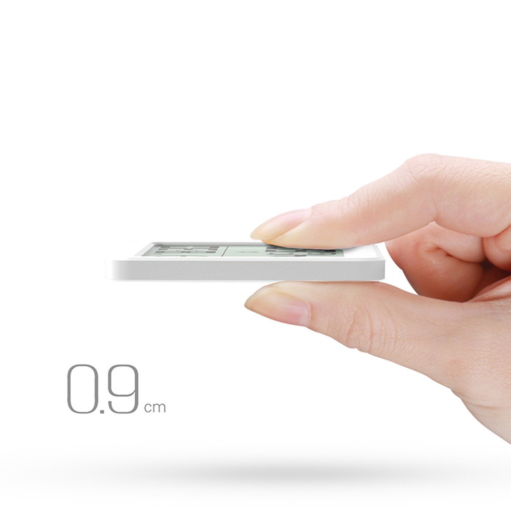 Digital LCD Thermometer Hygrometer Humidity Meter Room Indoor Temperature Clock Thermometer Hygrometer Gauge Fridge Thermometers