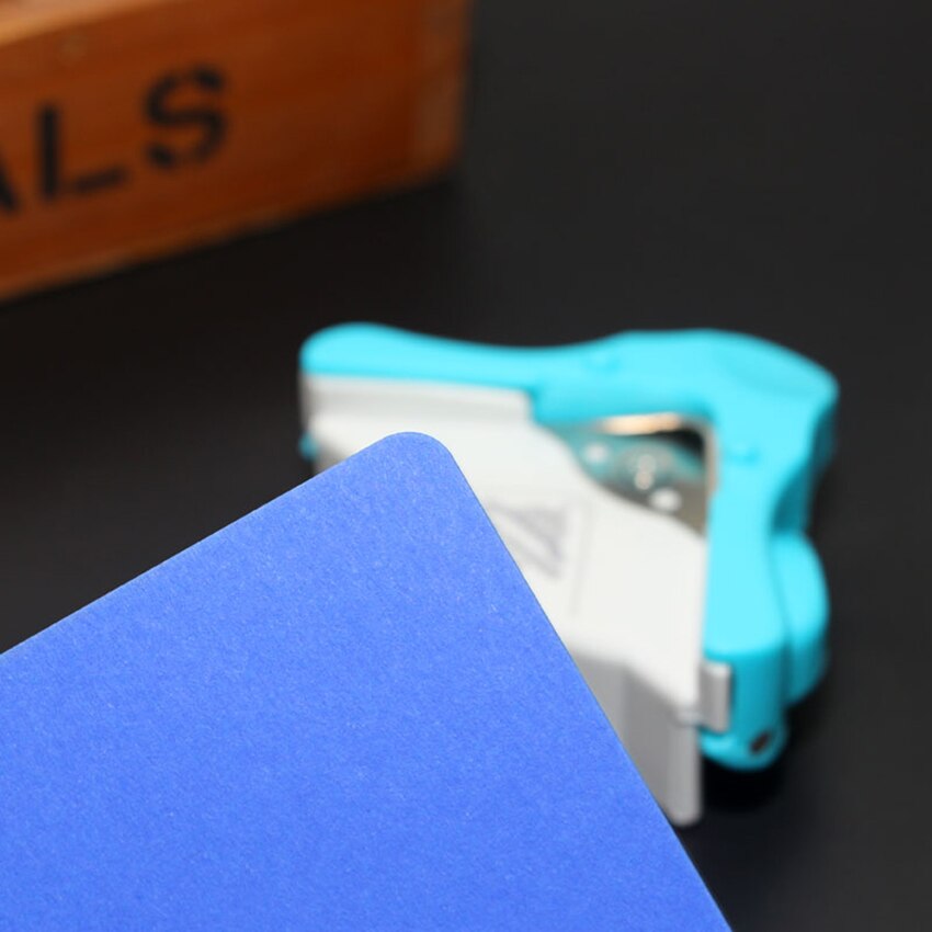 Corner Rounder Punch 5 mm, Rounded Corner Cutter with Tray for Paper Scrapbook Pictures Name Cards Invitations Paper Craft DIY