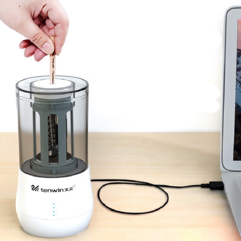 Electric Pencil Sharpener Multi Function Pencil Sharpener for Sketch Drawing Color Pencil Student Stationery