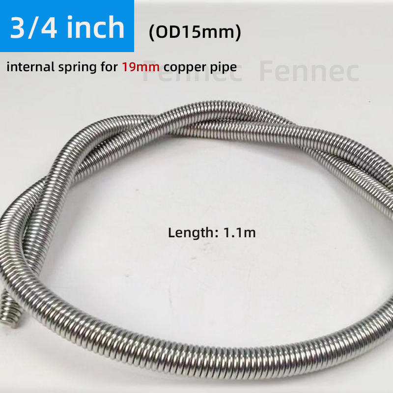 Internal Copper Pipe Bending Spring for Air Condition Steel Manual Pipeline Spring Tube Bending Tool 2/3/4/5/6 Points 6-19mm: Blue