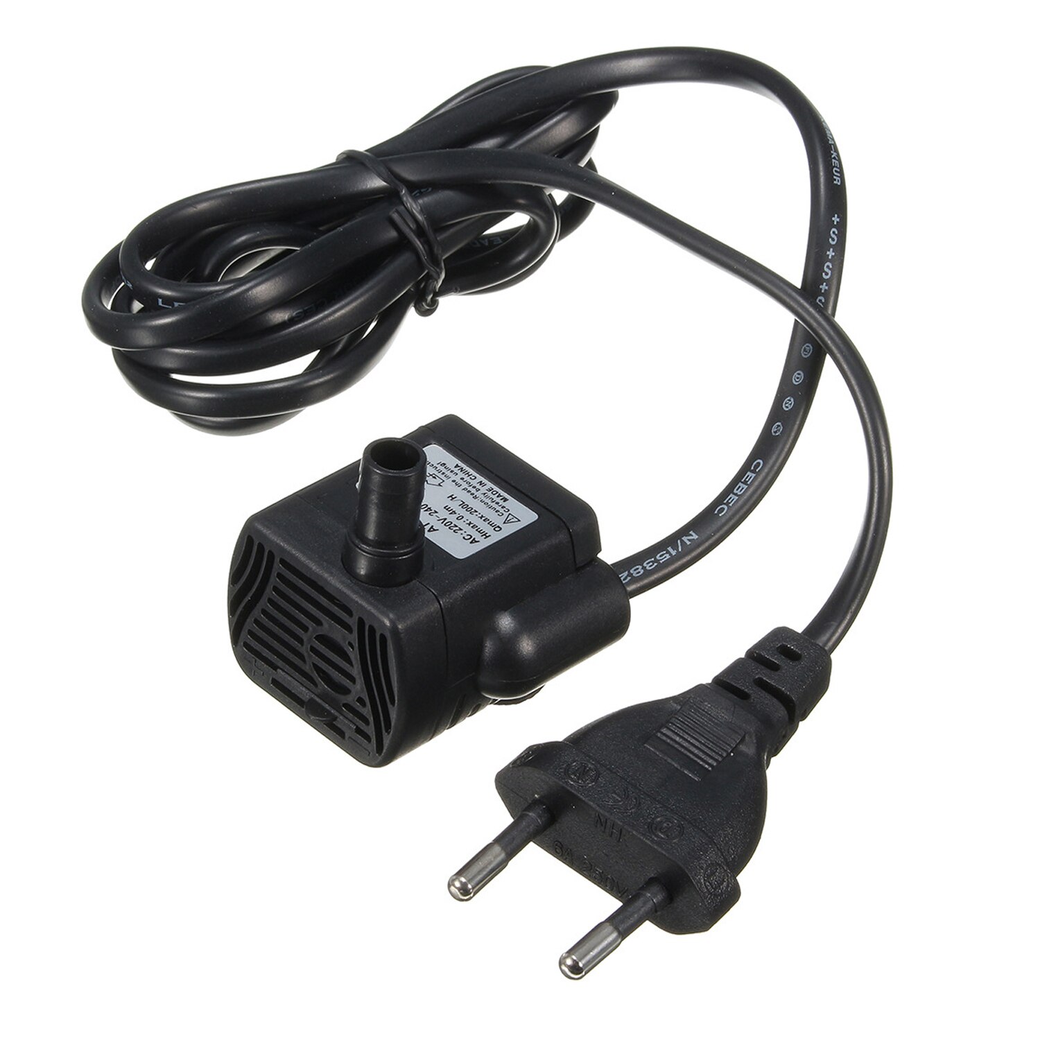 220-240V 3W Mini Aquarium Dompelpomp met Zuignappen voor Aquarium Fontein Vijver Aquarium levert EU US Plug: EU Plug