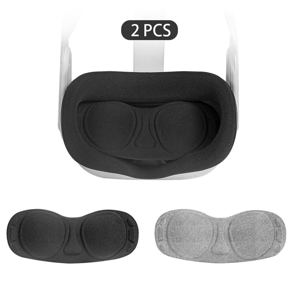 2 Pcs VR Accessories For Oculus Quest 2 VR Lens Protective Cover Dustproof Anti-scratch Lens Cap For Oculus Quest 2