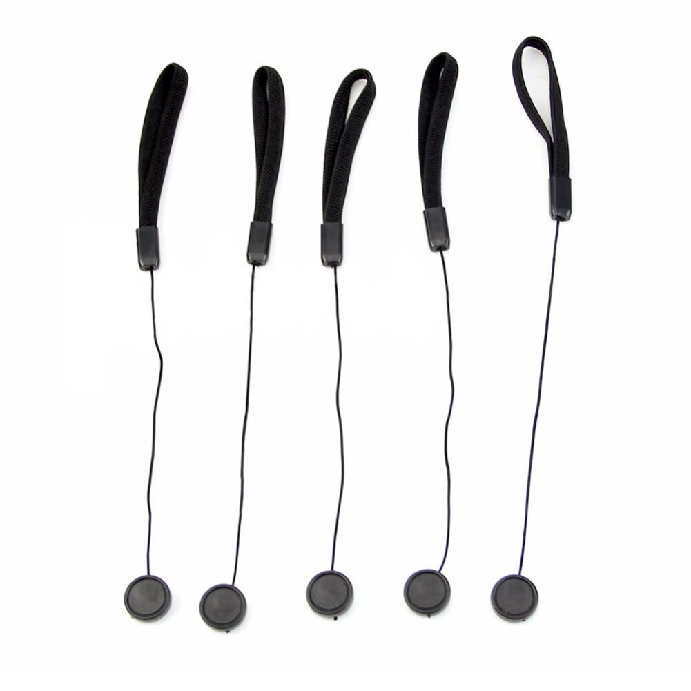 5 stks/set 23cm Universele DSLR Lensdop Touw Camera Cap Houder Accessoires Keeper Cord String voor Canon Nikon Sony