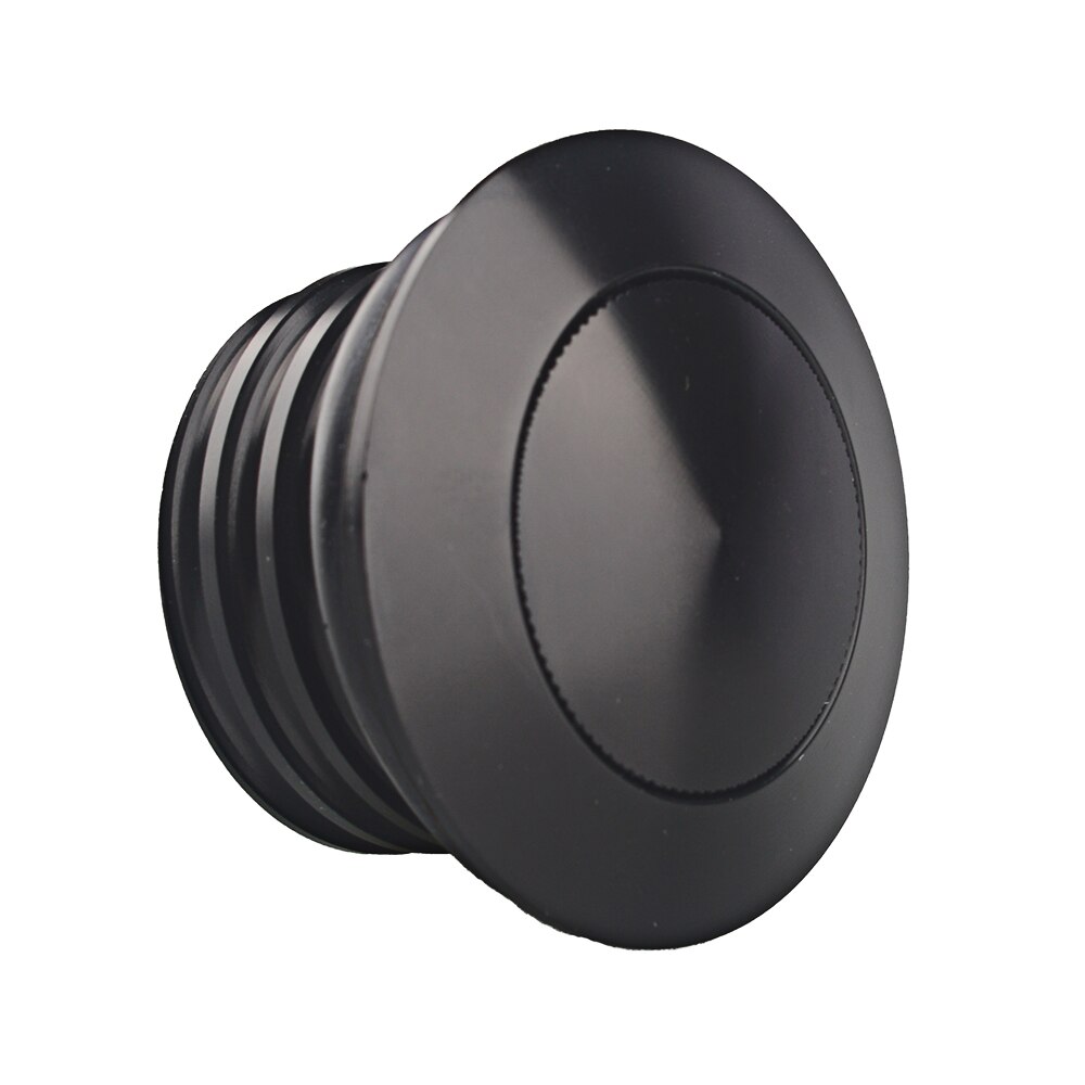 Zwart/Zilver Flush Pop Up Gas Cap Vented Brandstoftank Gas Cover Voor Harley Sportster Super Glide touring Road King
