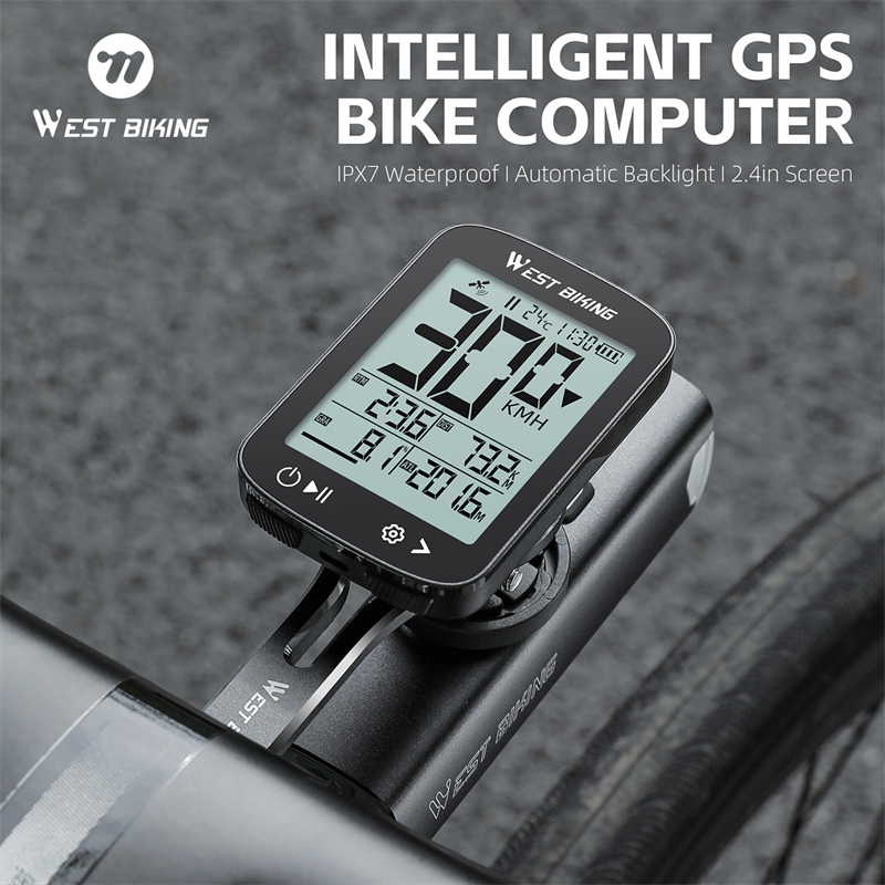 West biking gps velocímetro de bicicleta sem fio computador mtb acessórios de bicicleta tipo-c carga à prova dwaterproof água ciclismo odômetro