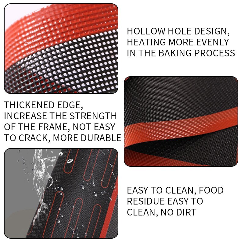 NonStick Silicone Mat Pastry Puff Perforated Liner Pad Macaron Cookie Bread Mold Bakeware Oven Sheet For Baking Tools