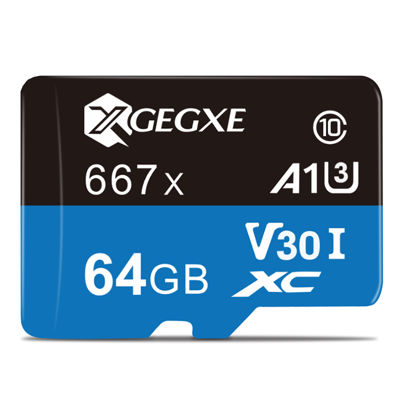 XGEGXE Speicher Karte 32GB Micro SD 667X 64GB C10 128GB 256GB TF Karte für Laptop: 64GB