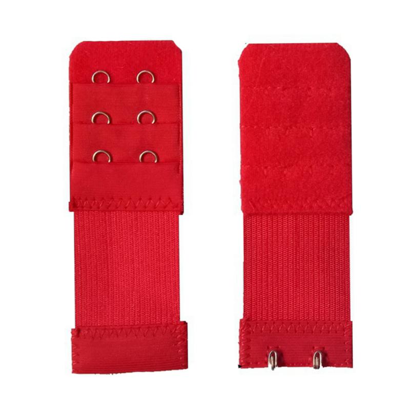 3 Rows 2 Hook Bra Extender For Women&#39;s Elastic Bra Extension Strap Hook Clip Expander Adjustable Belt Buckle Extenders