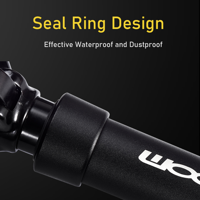 ZOOM Bicycle Suspension Seatpost 30.9/31.6*375mm MTB Mountain Bike Hand Remote Dropper Seatpost Height Adjustable Seat Post Tube