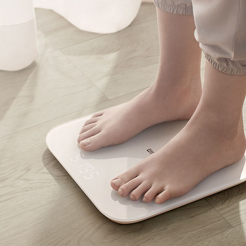 Alkuperäinen xiaomi smart scale 2 sukupolven terveysvaaka bluetooth 5.0 digitaalinen vaaka tuki android 4.3 ios 9 mifit sovellus