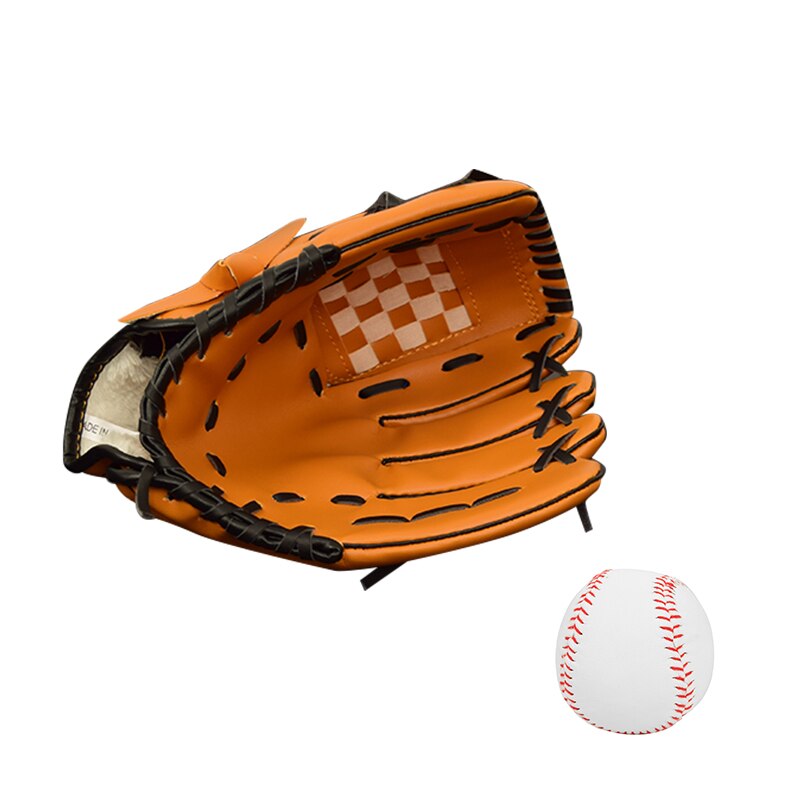 Lederen Mannen Baseball Training Handschoen Praktijk Honkbal Apparatuur Jeugd Honkbal Handschoen Volwassen Guante Beisbol Outdoor Sport BJ50ST