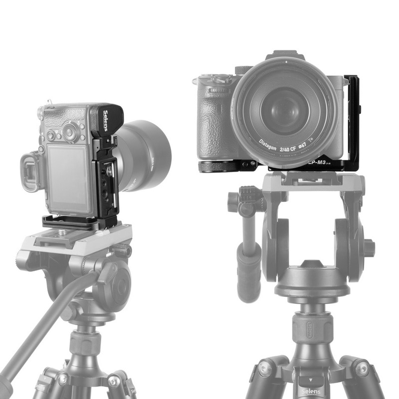 Selens A72 A73 A9 L Typ Kamera Käfig Rig Für Sony A7ii A7iii A9 Aluminium Legierung Käfig Quick Release Kit LP-M3