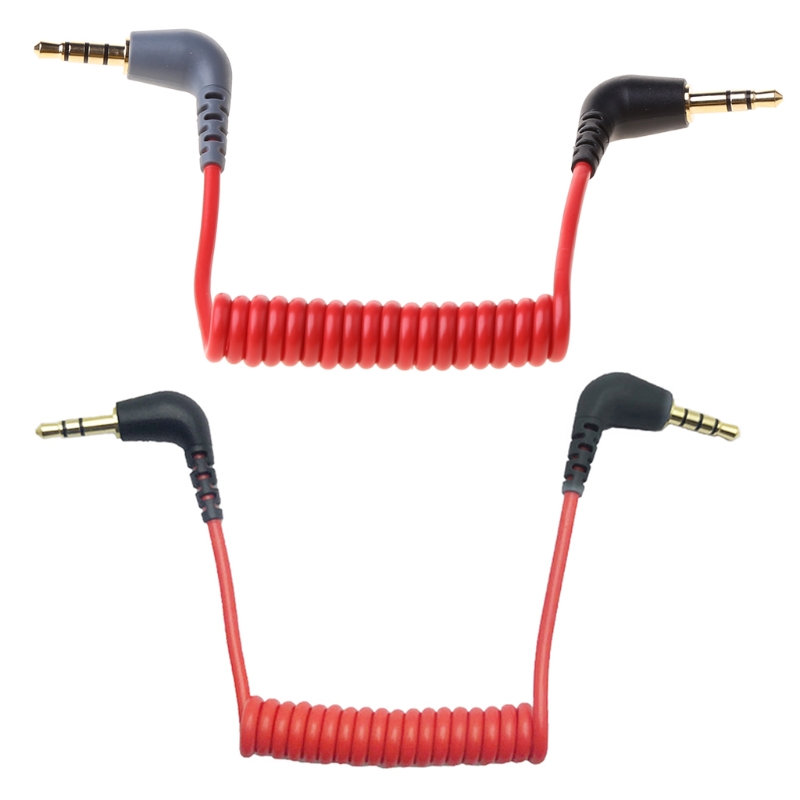 Cable adaptador TRS repuesto 3,5 mm a TRRS 3,5 mm para RODE SC7 SC2 Video MIC